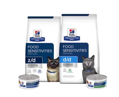  Cuidado de la piel comida para gatos