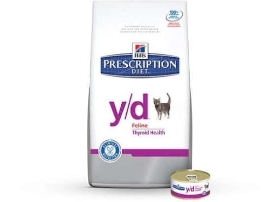 Empaque de comida húmeda y seca para gatos Hill's Prescription Diet y/d